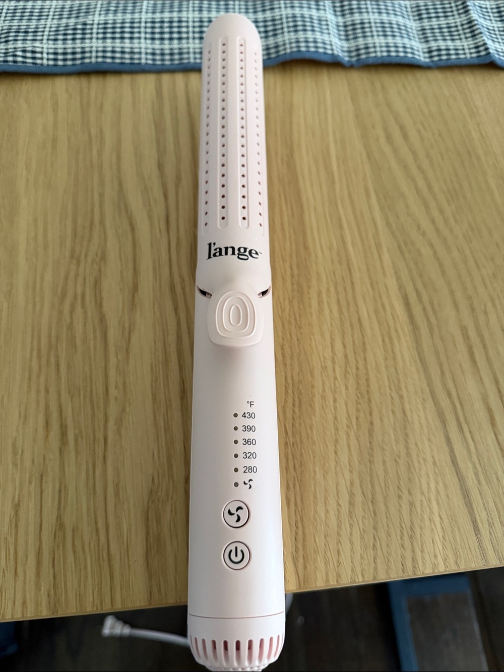 Lange Pink Ceramic Hair Straightening Brush